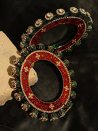 Meenakari Handcrafted Heavy Bangles (set of 2) - Ruby Raang | Grocsy