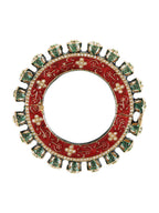 Meenakari Handcrafted Heavy Bangles (set of 2) - Ruby Raang | Grocsy