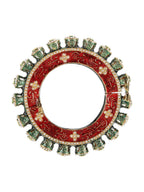 Meenakari Handcrafted Heavy Bangle - Ruby Raang | Grocsy