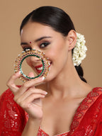 Multi Meenakari Handcrafted Heavy Bangle - Ruby Raang | Grocsy