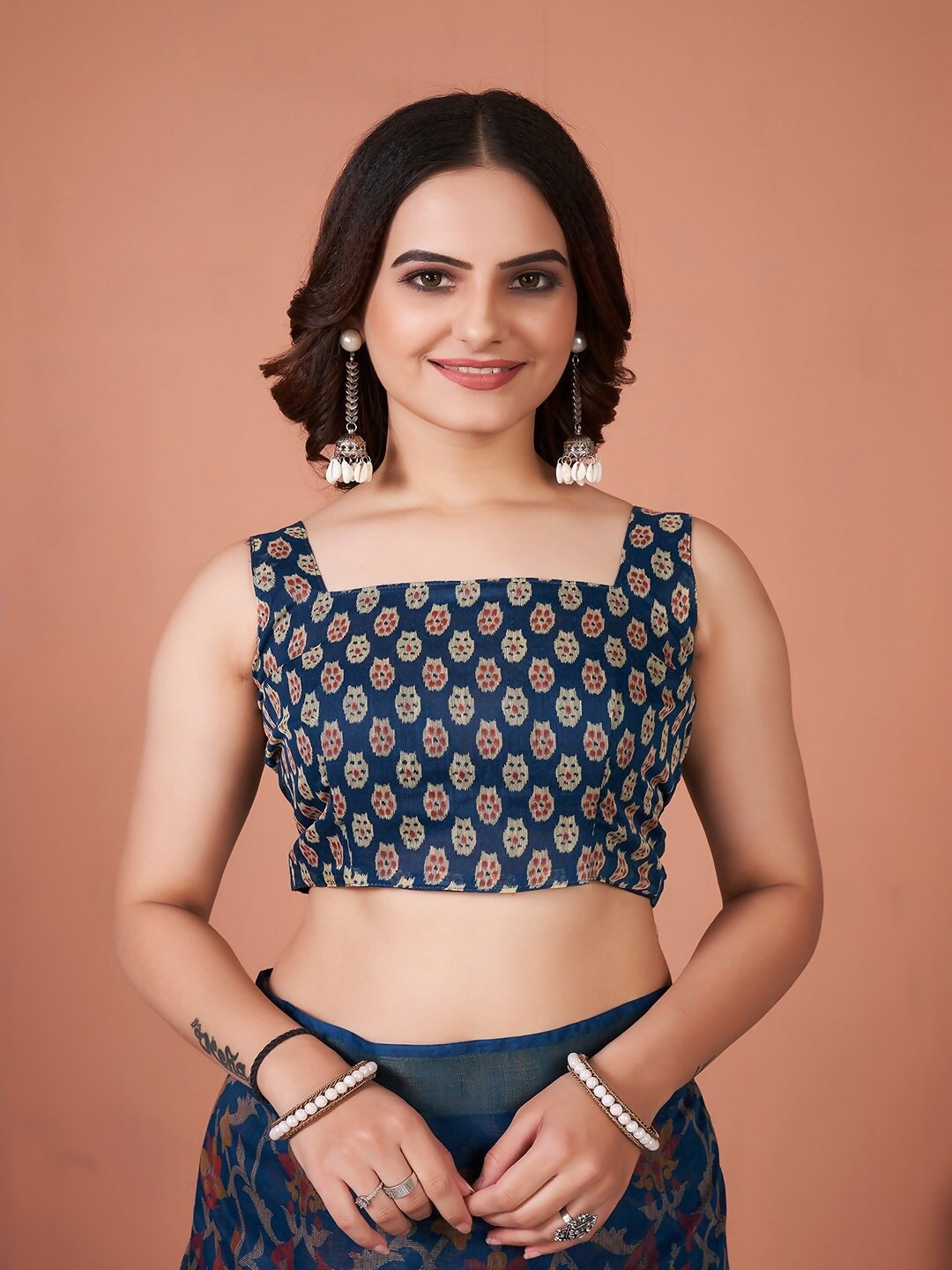 Saree Mall Floral Printed Sarees | Grocsy
