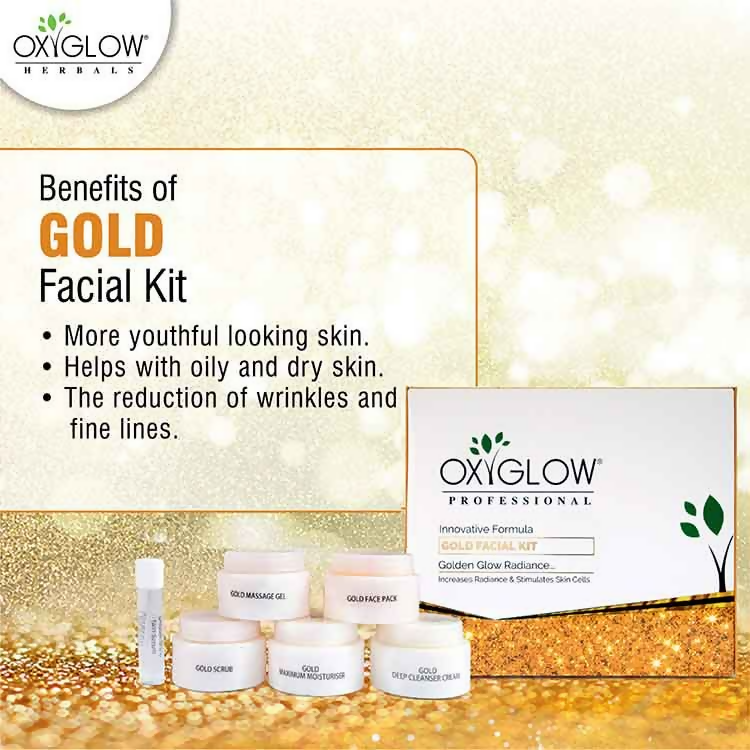 Oxyglow Herbals Gold Facial Kit | Grocsy