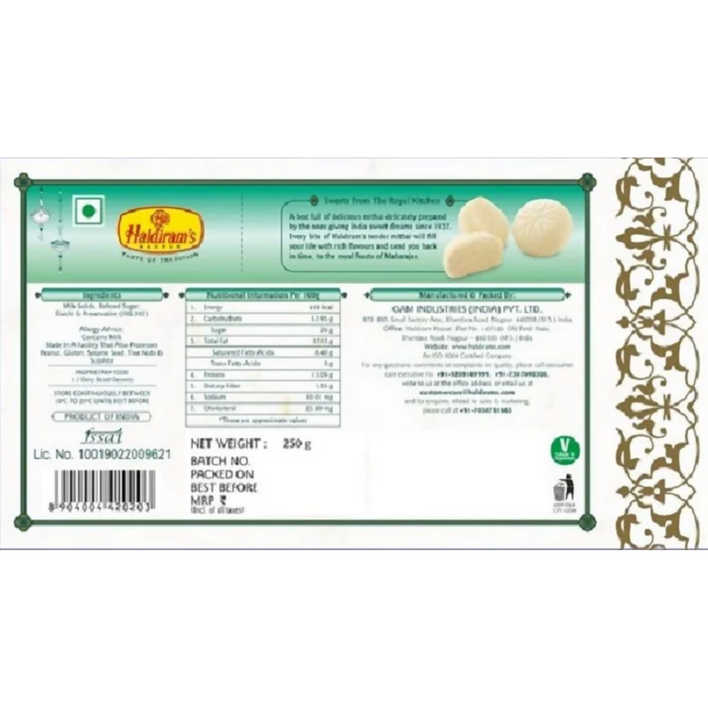 Haldiram's Special Malai Peda | Grocsy