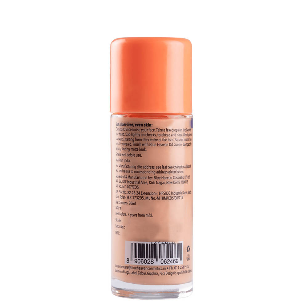 Blue Heaven Oil Control Matte Foundation SPF 15 Toffee | Grocsy