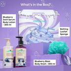 mCaffeine Blueberry Escape Bath & Body Gift Kit Set | Grocsy
