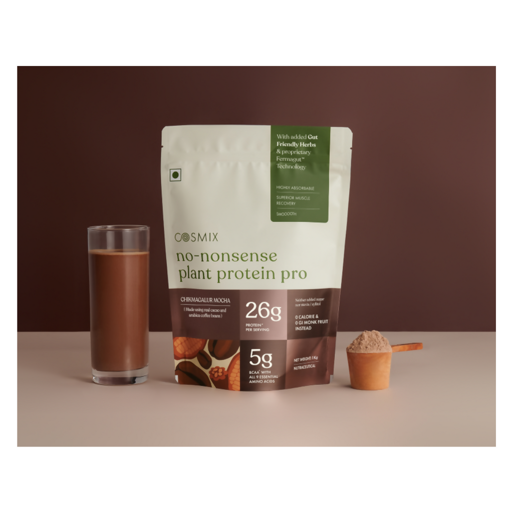 Cosmix no nonsense Plant Protein Pro Chikmagalur Mocha | Grocsy