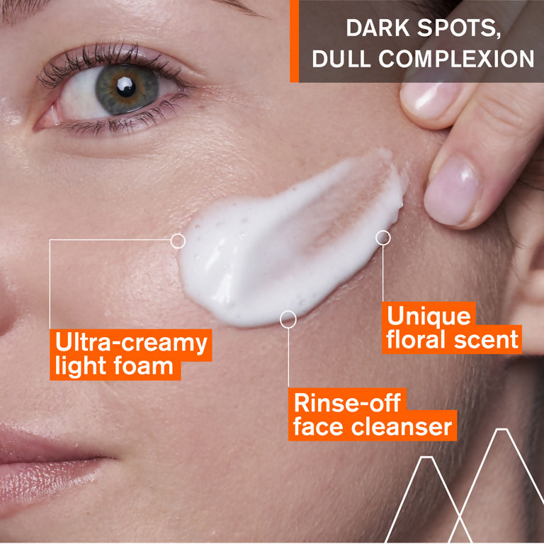 Uriage Depiderm Anti-Dark Spot Brightening Cleansing Foaming Cream With Vitamin C & Niacinamide | Grocsy