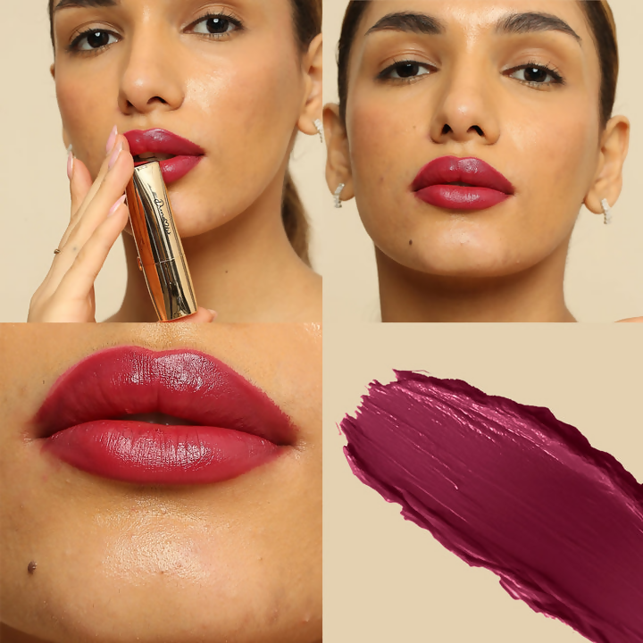 Dunamiss Matilda Deep Mauve Satin Lipstick | Grocsy