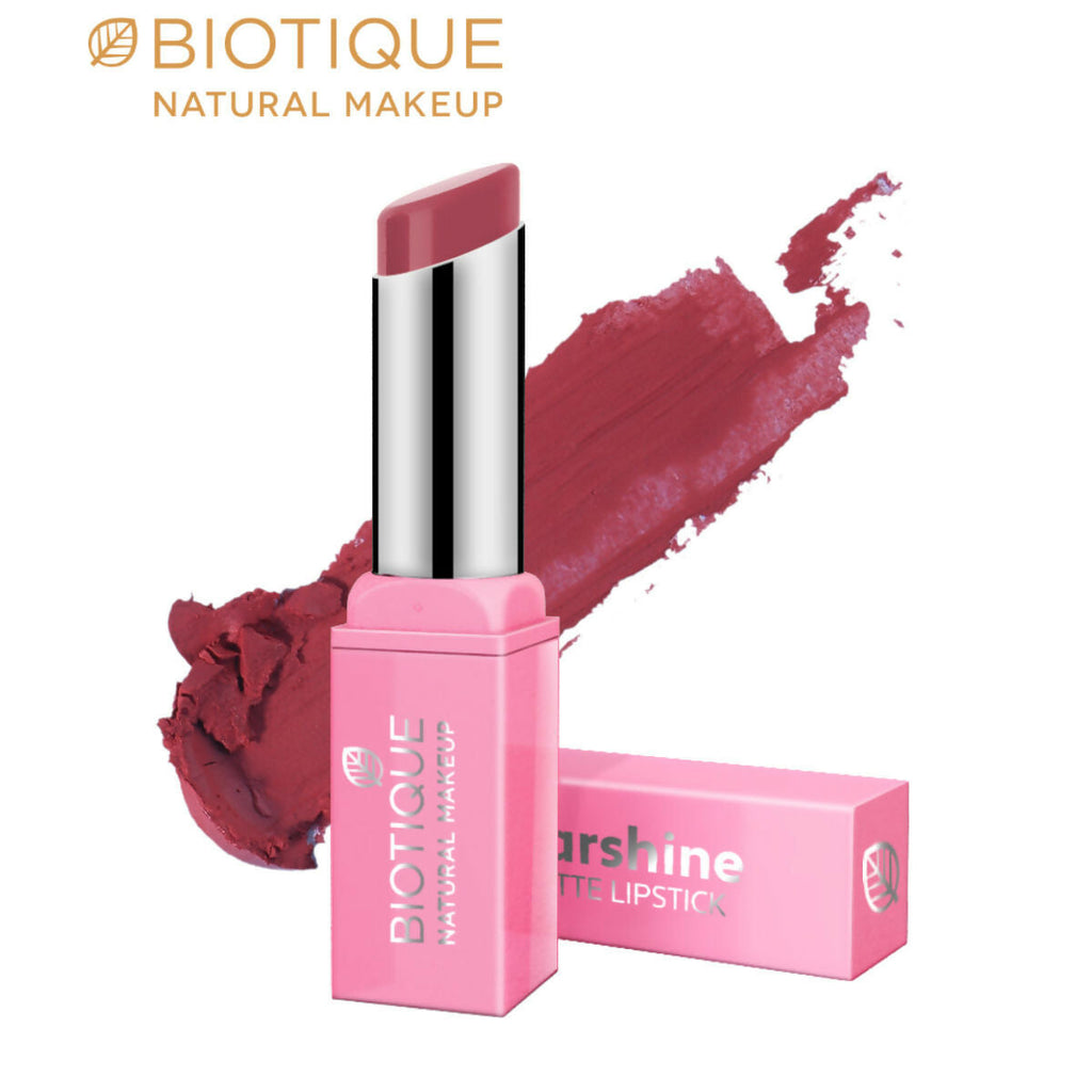 Biotique Starshine Matte Lipstick - Fire-N-Berries | Grocsy