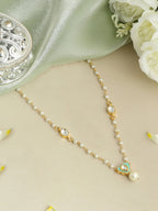 Ruby Raang Sheesh Mahal Necklace | Grocsy