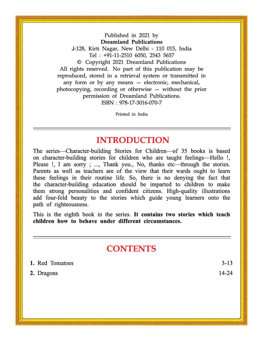 Dreamland Publications Character Building - Don't Say That. : Children Story books Book | Grocsy