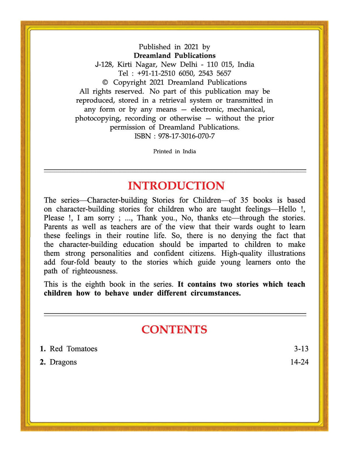 Dreamland Publications Character Building - Don't Say That. : Children Story books Book | Grocsy