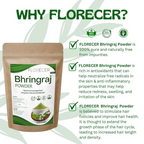 Florecer Bhringraj Powder For Hair | Grocsy