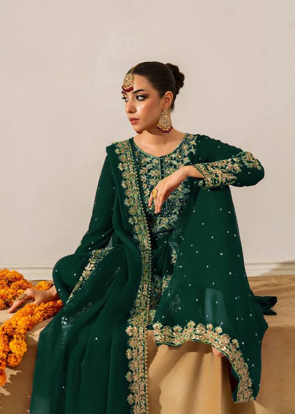 Lehenga Mart Designer Plazzo Suit For Women-Green | Grocsy