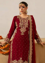 Lehenga Mart Designer Plazzo Suit For Women-Maroon | Grocsy
