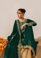 Prazu Fashion Green Georgette Sequin With Rivet Moti Palazzo Suit | Grocsy