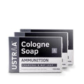 Ustraa Ammunition Cologne Soap with Charcoal & Bay Leaf | Grocsy