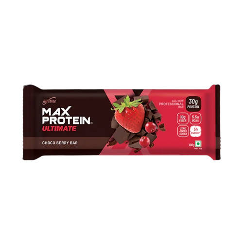 RiteBite Max Protein Ultimate Choco Berry Bar | Grocsy