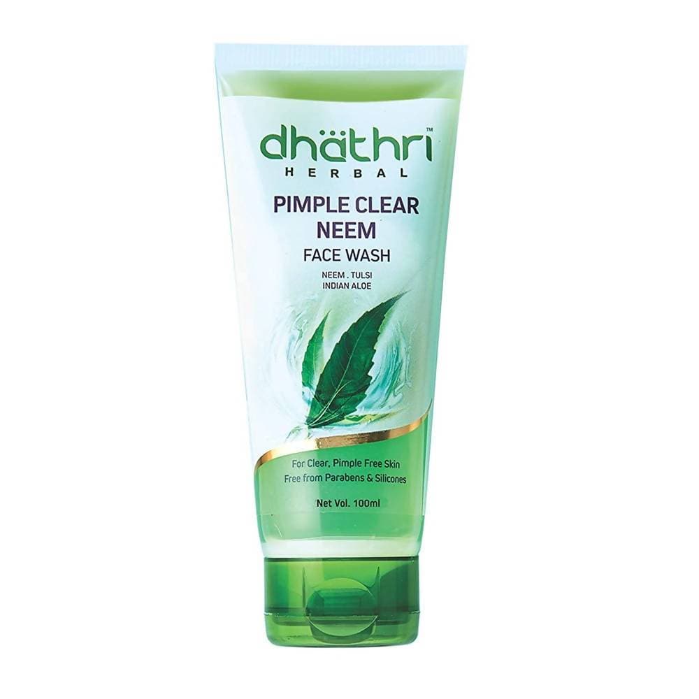 Dhathri Ayurveda Herbal Pimple Clear Neem Face Wash | Grocsy