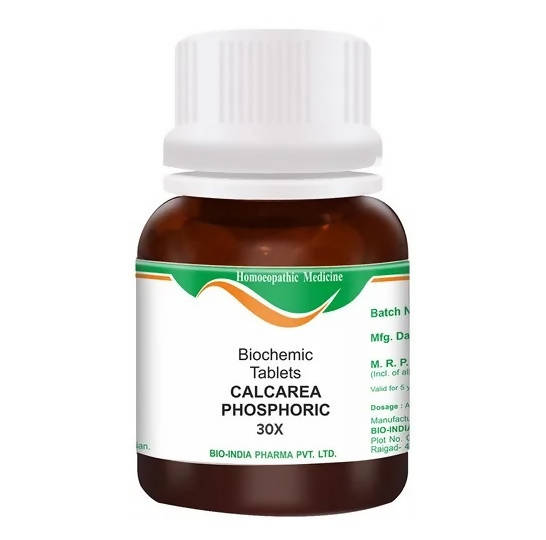 Bio India Homeopathy Calcarea Phosphoric Biochemic Tablets | Grocsy