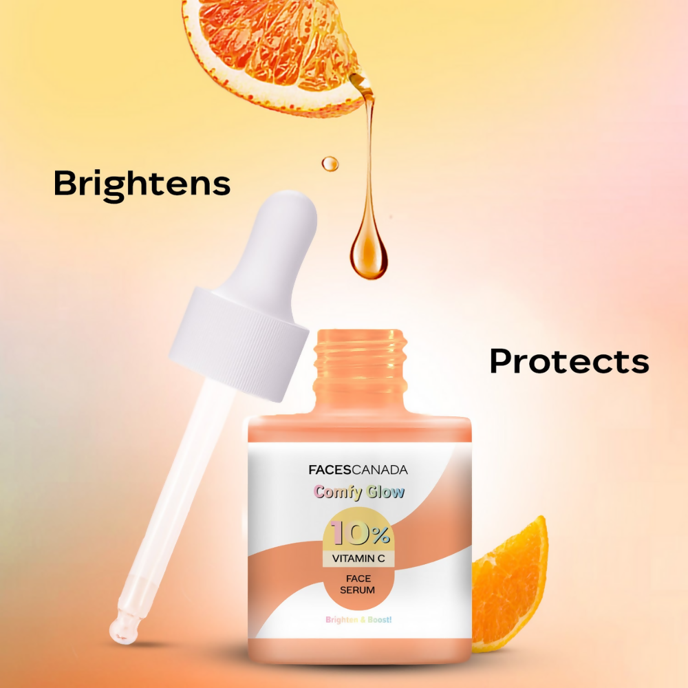 Faces Canada Comfy Glow 10% Vitamin C Face Serum | Grocsy