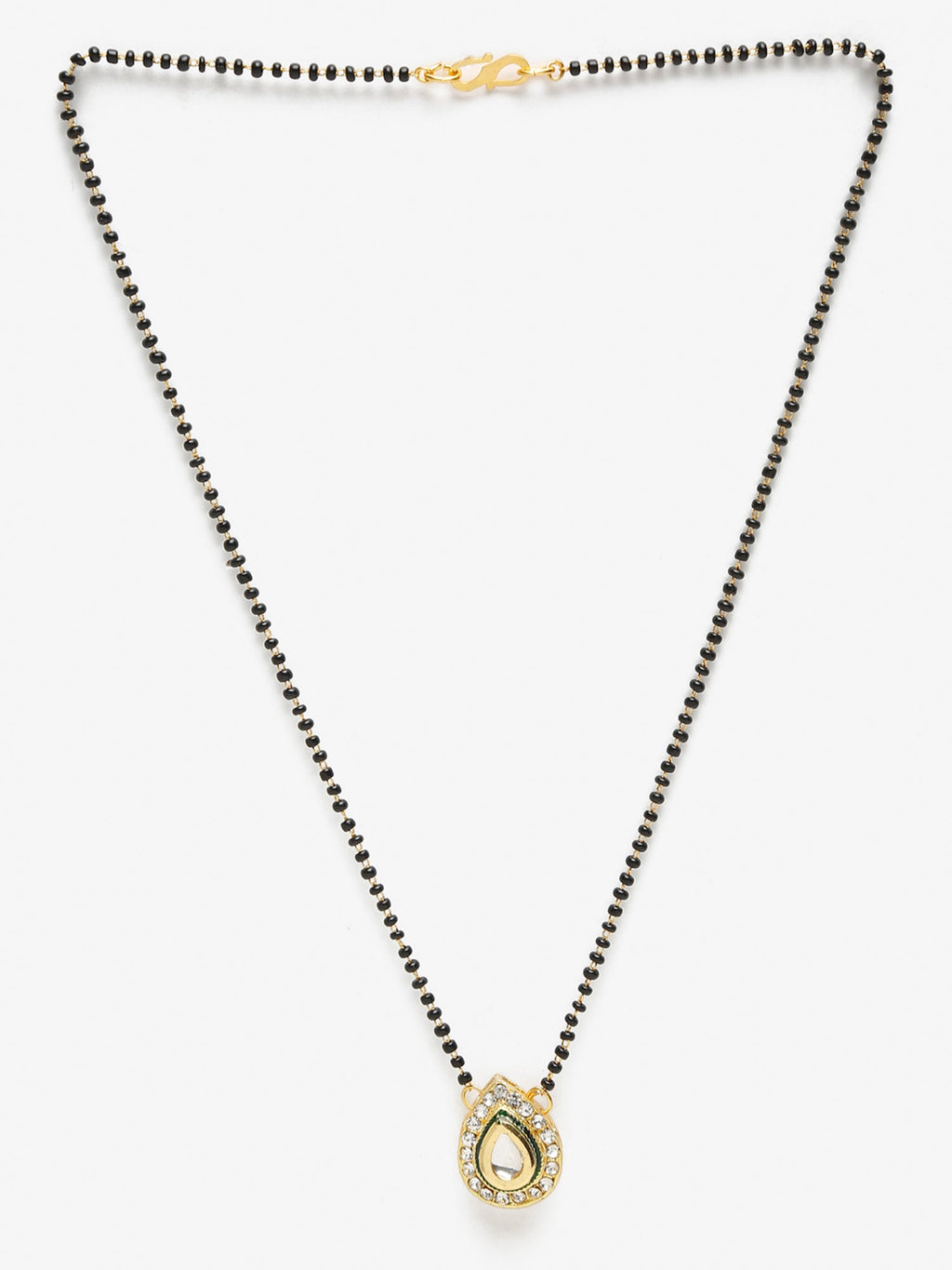 Black Gold Kundan Mangalsutra - Ruby Raang | Grocsy