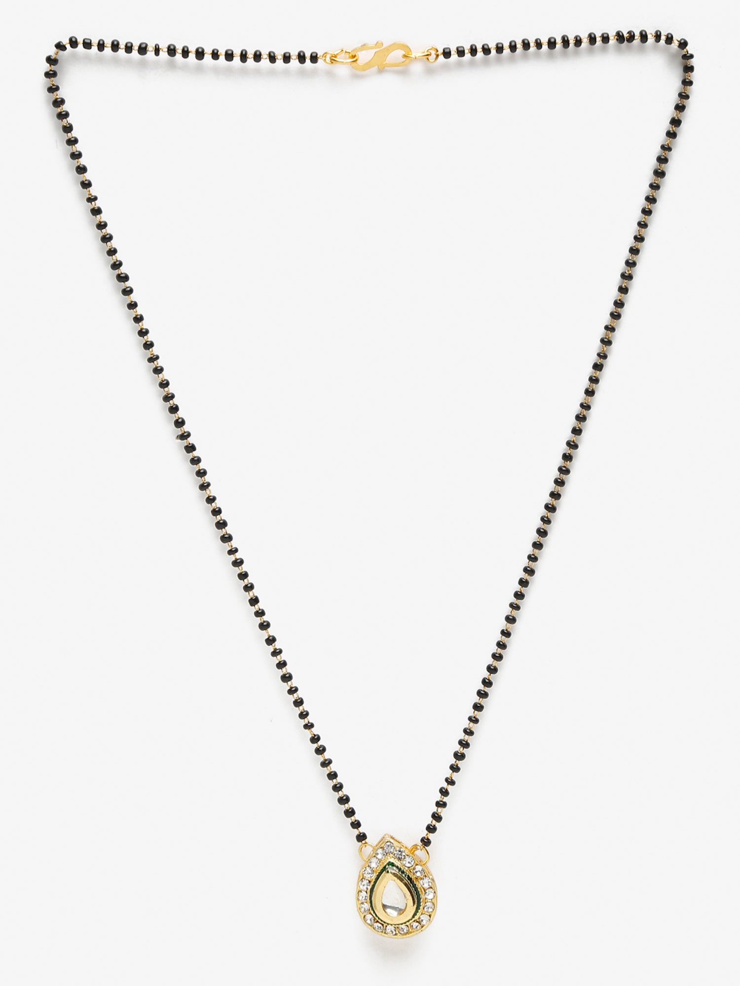 Black Gold Kundan Mangalsutra - Ruby Raang | Grocsy