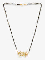 Gold-Polished Kundan Mangalsutra - Ruby Raang | Grocsy