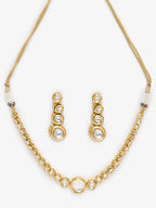Women's Choker With Earrings - Ruby Raang | Grocsy