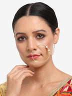 Women's Pearl Nose Ring - Ruby Raang | Grocsy