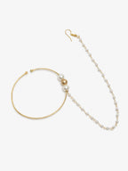 Women's Pearl Nose Ring - Ruby Raang | Grocsy