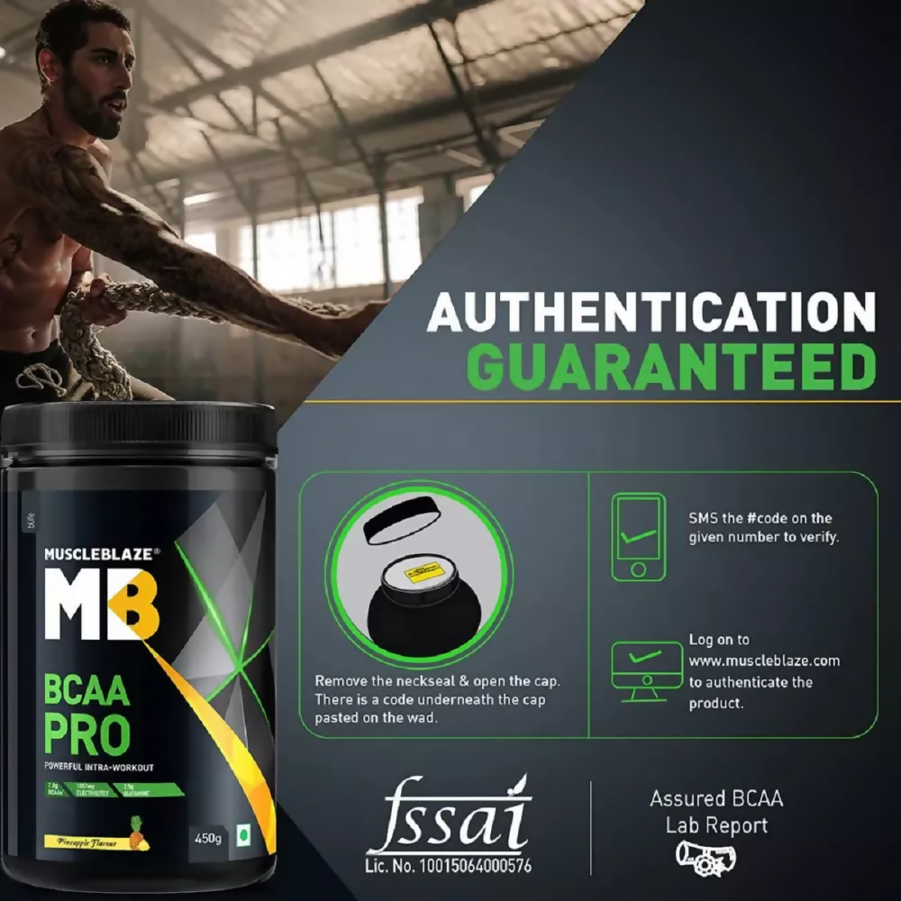 MuscleBlaze BCAA Pro Fruit Punch | Grocsy