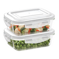 Borosil Klip N Store Glass Storage Containers - Set of 2 | Grocsy