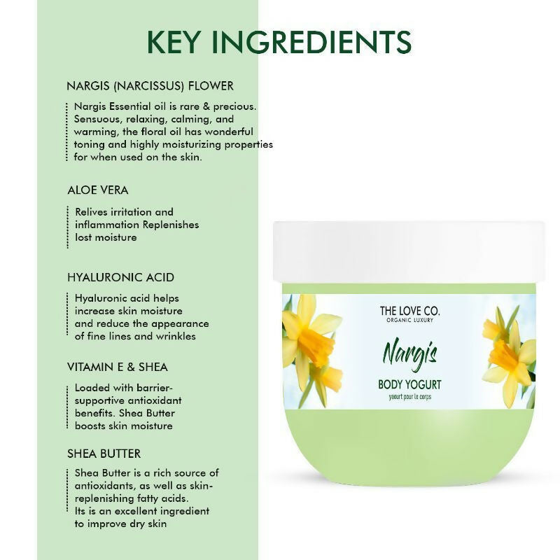 The Love Co. Nargis Body Yogurt | Grocsy