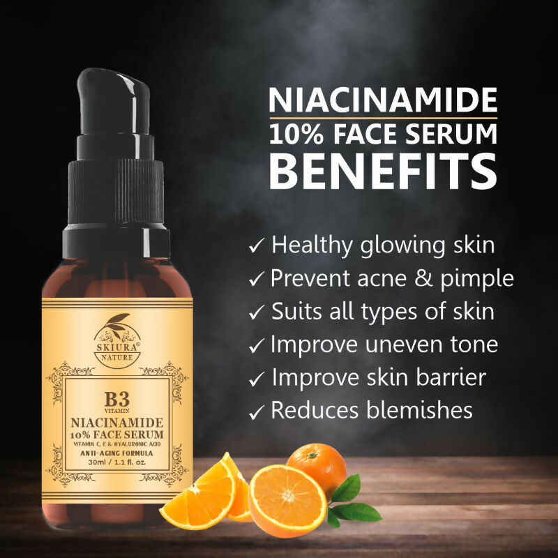 Skiura Nature 10% Niacinamide Face Serum | Grocsy