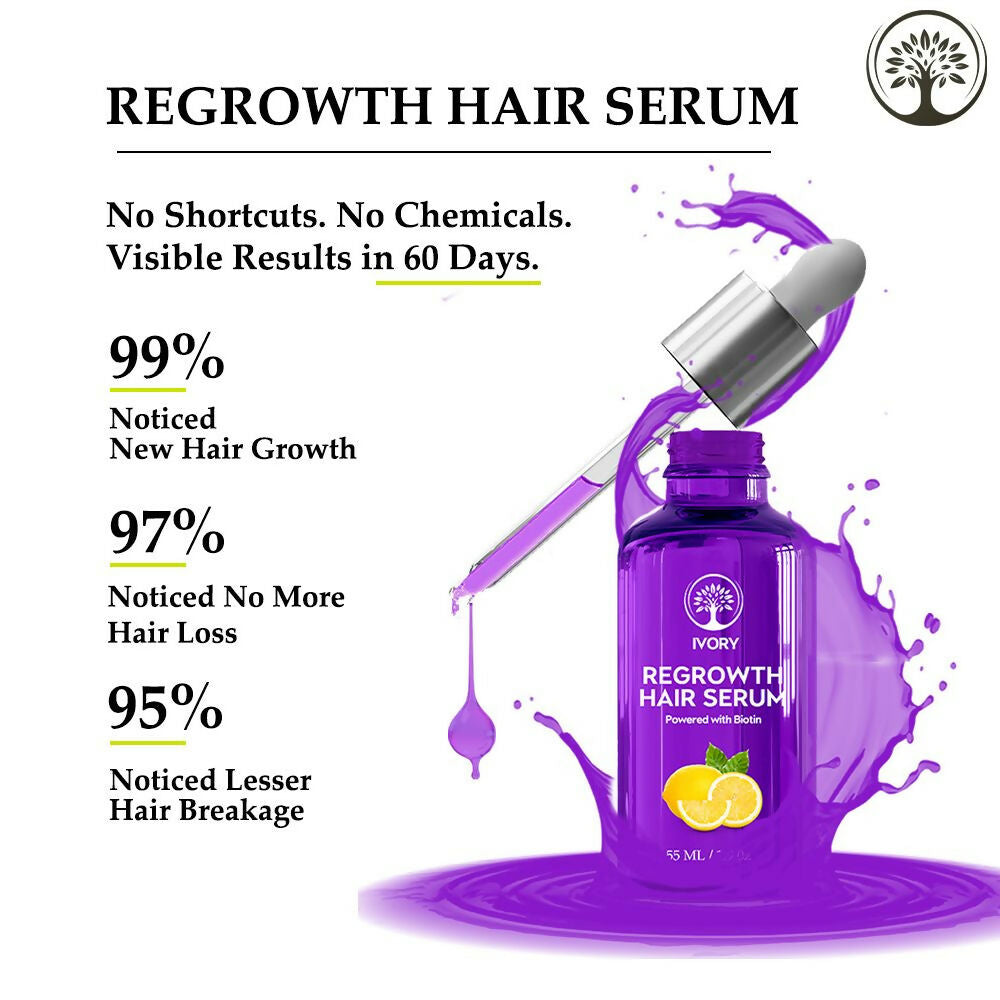Ivory Natural Serum For Growth Of Hair For New Hair Roots & Encouraging Growth Of Hair | Grocsy