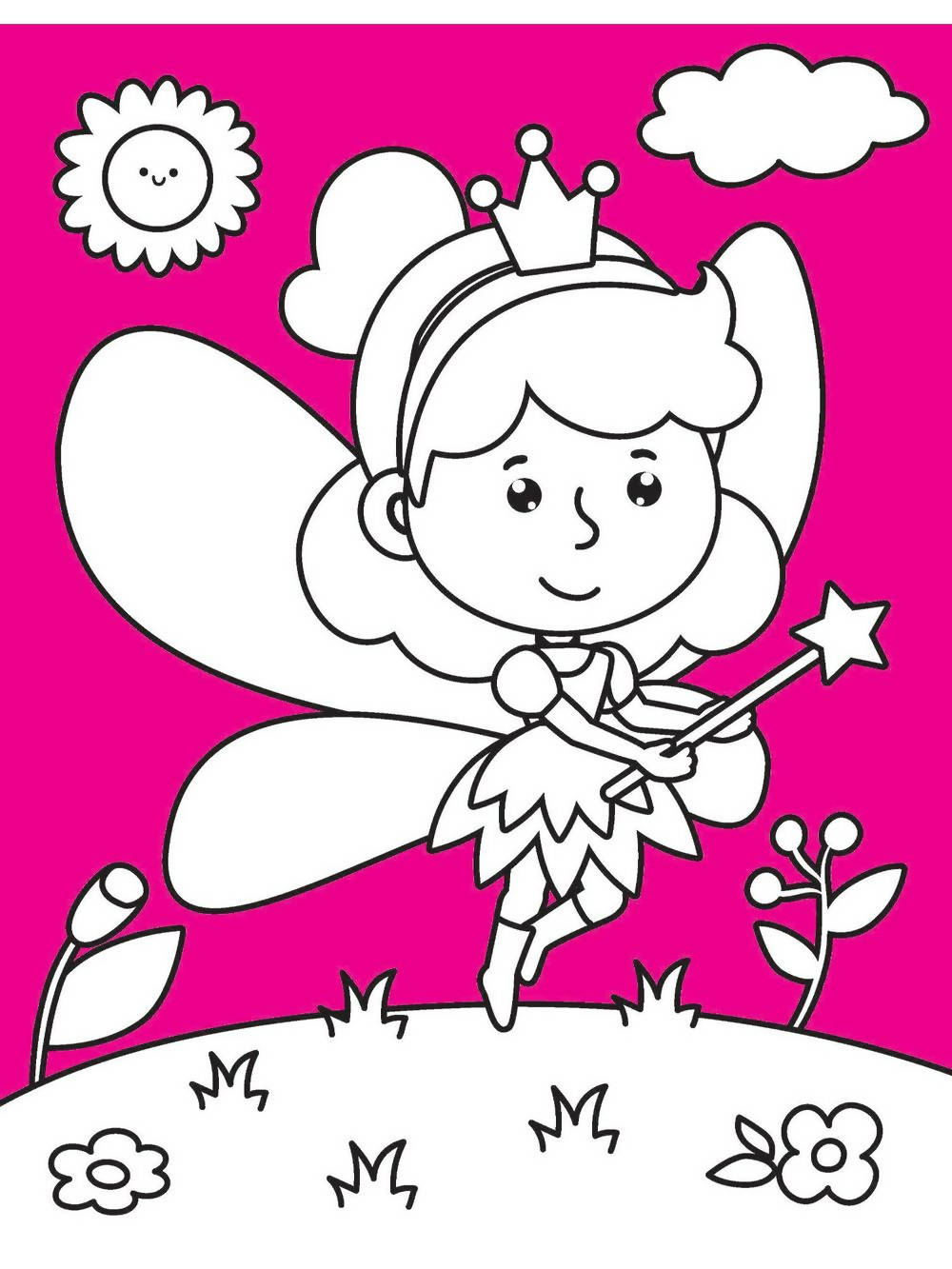 Dreamland Publications Little Fairy Neon Colour and Sticker Dots Book Over 500 Stickers For Kids | Grocsy