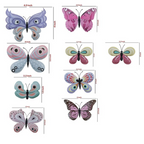 Art Street 3D Magnetic Butterfly Stickers for Wall & Refrigerator | Grocsy