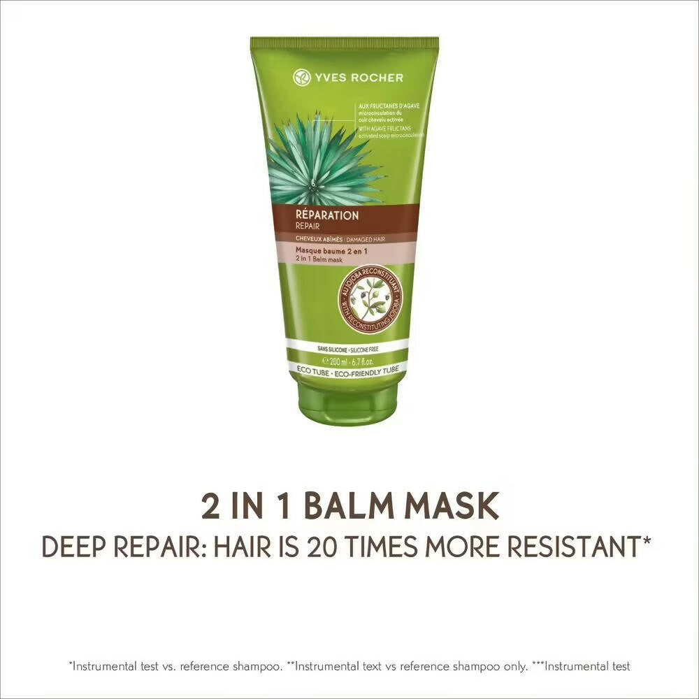 Yves Rocher Repair 2 In 1 Balm Hair Mask | Grocsy