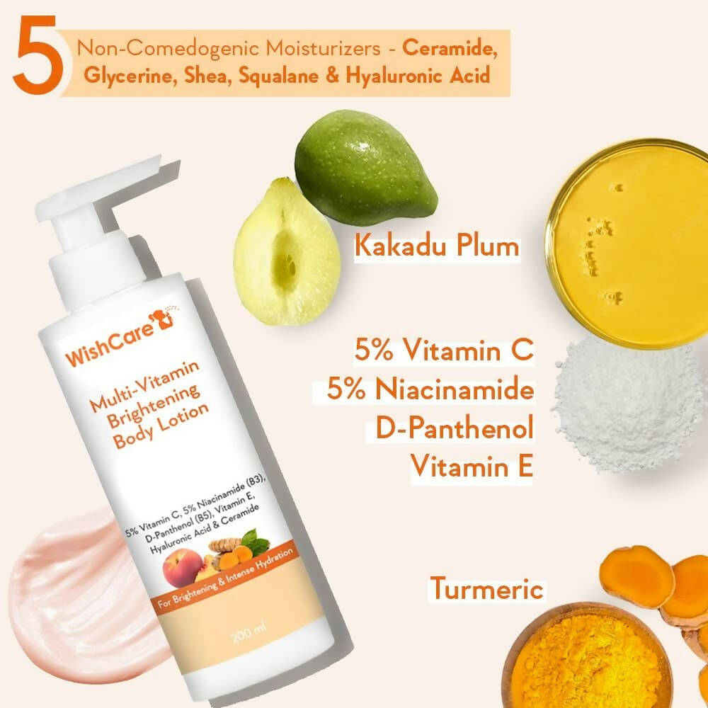 Wishcare Multi-Vitamin Brightening Body Lotion | Grocsy