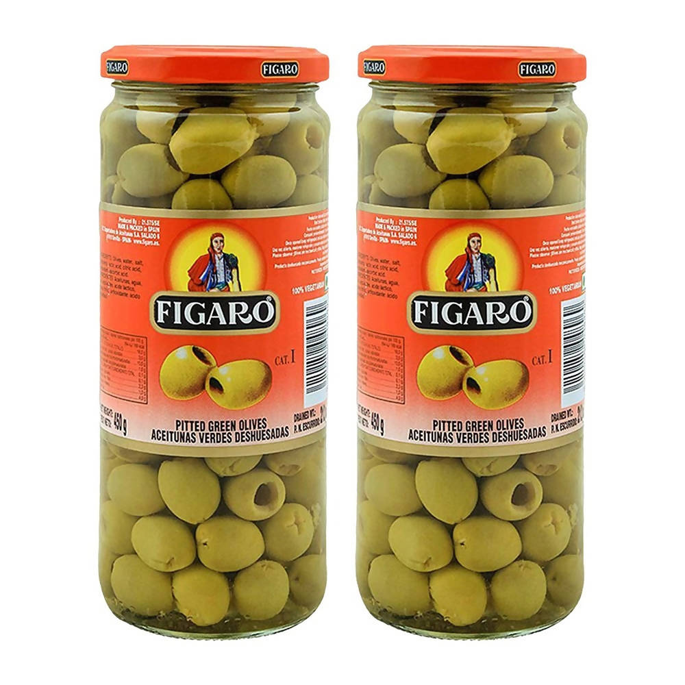 Figaro Pitted Green Olives | Grocsy