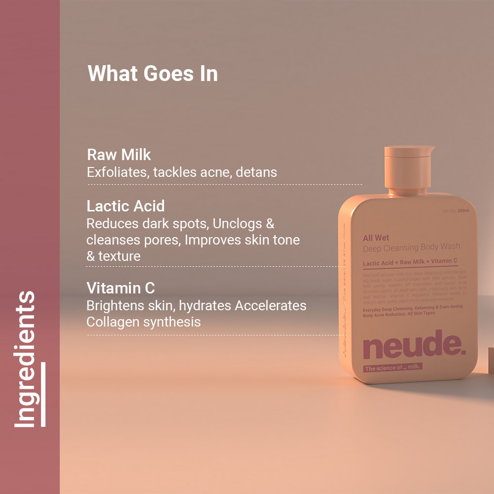 Neude Gentle Daily Body Wash Shower | Grocsy