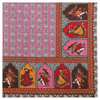 Rudra Bazaar Multicolour 210 TC Cotton Double King Bedsheet With 2 Pillow Covers | Grocsy