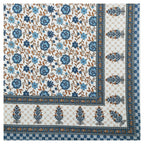 Rudra Bazaar Multicolour 210 TC Cotton Double King Bedsheet With 2 Pillow Covers | Grocsy