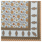Rudra Bazaar Multicolour 210 TC Cotton Double King Bedsheet With 2 Pillow Covers | Grocsy