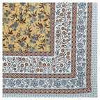 Rudra Bazaar Multicolour 210 TC Cotton Double King Bedsheet With 2 Pillow Covers | Grocsy
