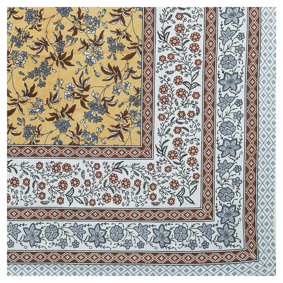 Rudra Bazaar Multicolour 210 TC Cotton Double King Bedsheet With 2 Pillow Covers | Grocsy