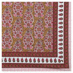 Rudra Bazaar Multicolour 210 TC Cotton Double King Bedsheet With 2 Pillow Covers | Grocsy