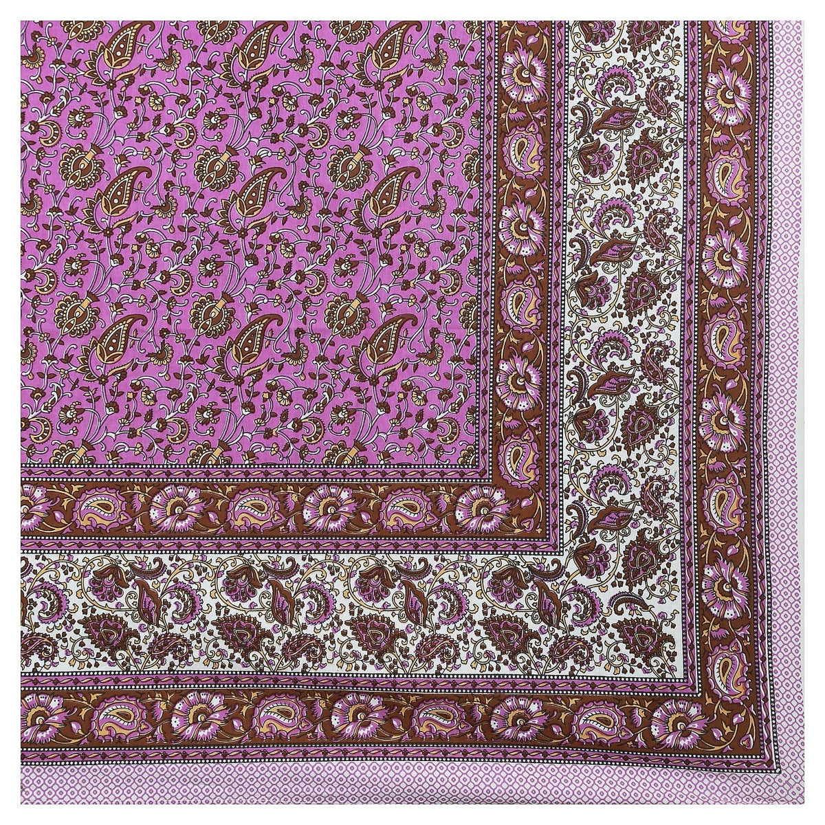 Rudra Bazaar Multicolour 210 TC Cotton Double King Bedsheet With 2 Pillow Covers | Grocsy