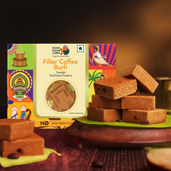 Sweet Karam Coffee Filter Coffee Burfi | Grocsy
